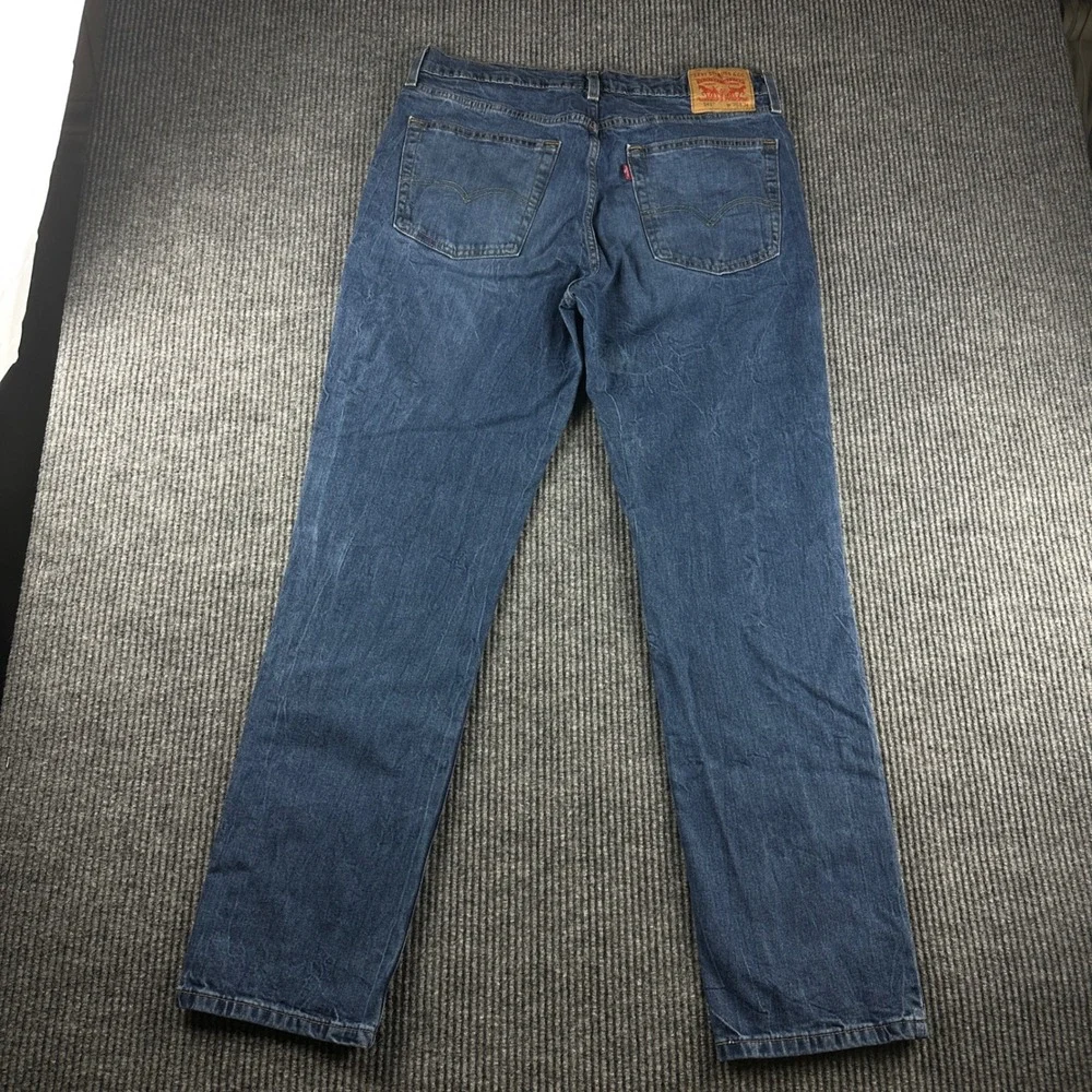 Levis 541 Athletic Taper Jeans Mens 36x34 Blue Denim Stretch Pants 18181-0062